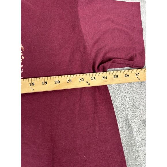 Vintage 90s Fish Nature Short Sleeve T Shirt Men's Size XL Red - Picture 9 of 11